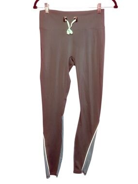 Fabletics Women’s Leggings Stride 9 High Waisted Storm Slate-Ocean Eyes